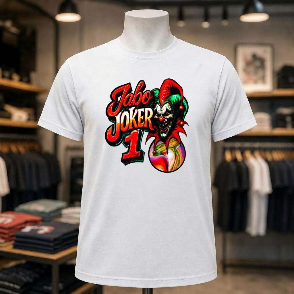 Joker 1 Short Sleeve White Tee Shirt