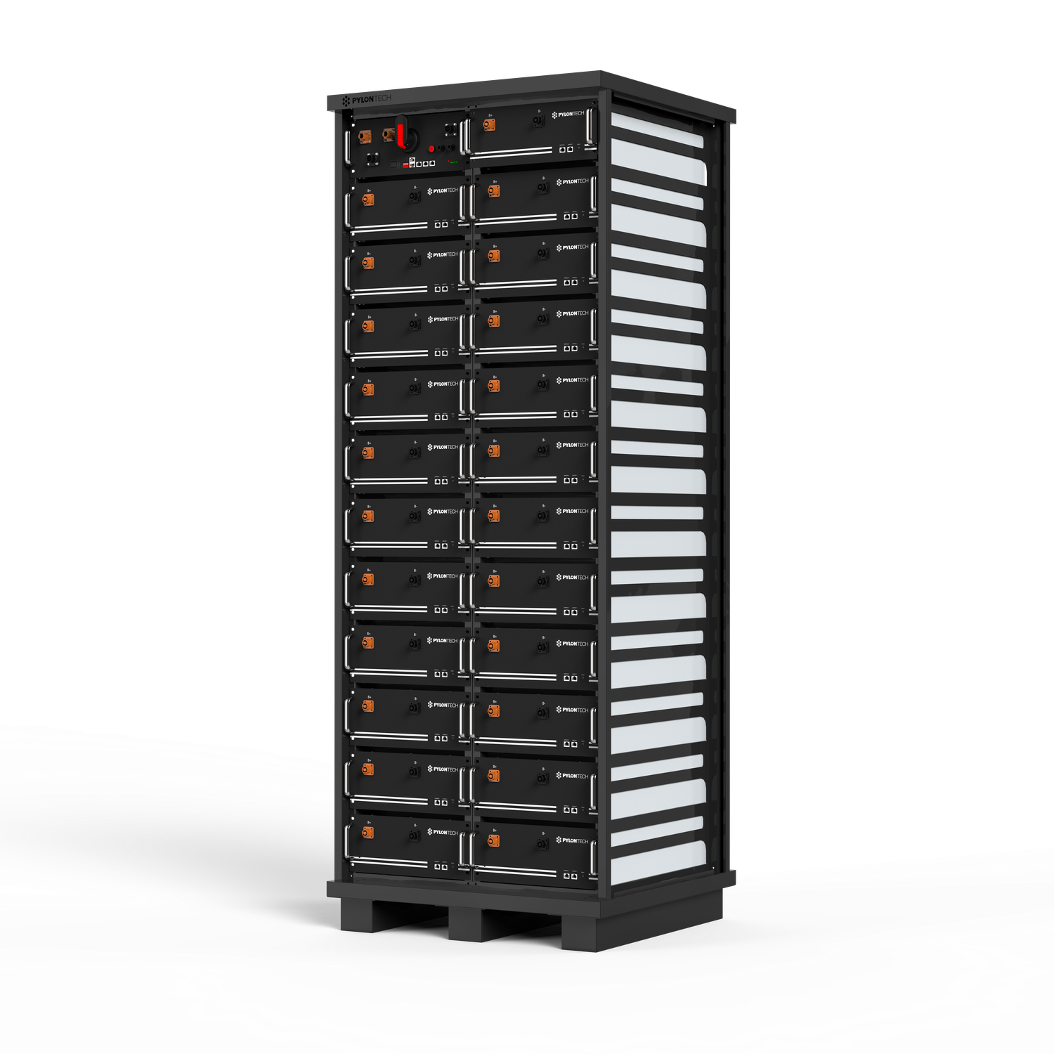 Pylontech M1C Batterieturm 99.456kWh (2er Rack ohne Türe)