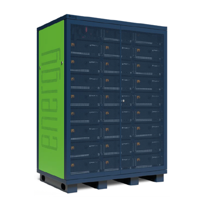 Dreifach Rack mit Türe