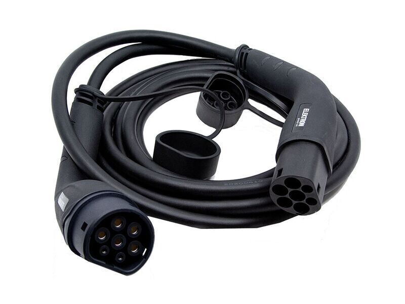 Ladekabel 7.5m beidseitig Typ 2-Stecker 22kW AC