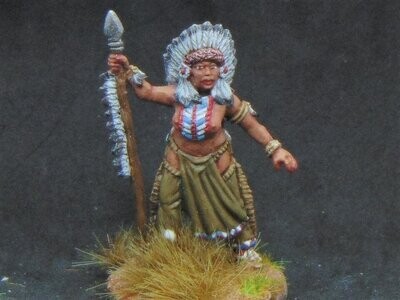 Running Bare - Apache Warrior Woman