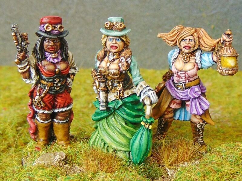 Dora, Dotty & Edwina - Steampunks