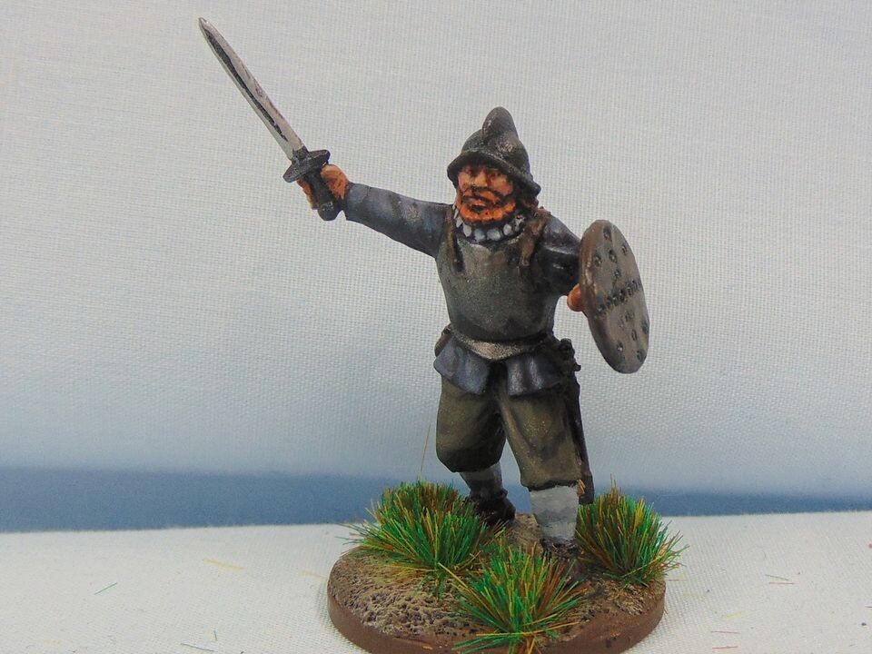 Borderer or Footloon in Breastplate & Steel Bonnet