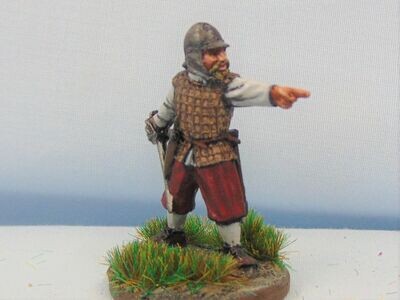 Borderer or Footloon Officer in Jack with Sword