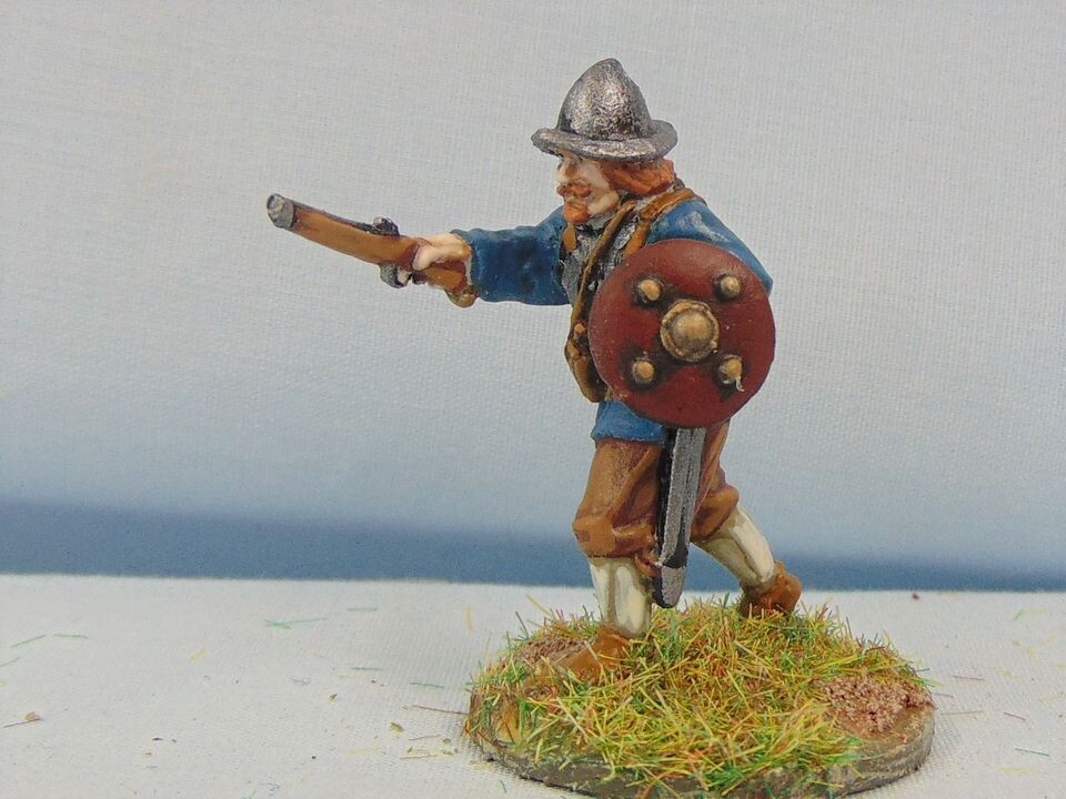 Borderer in Breastplate & Helmet Armed with Dagg