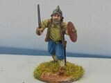 Borderer in Steel Bonnet with Sword & Shield