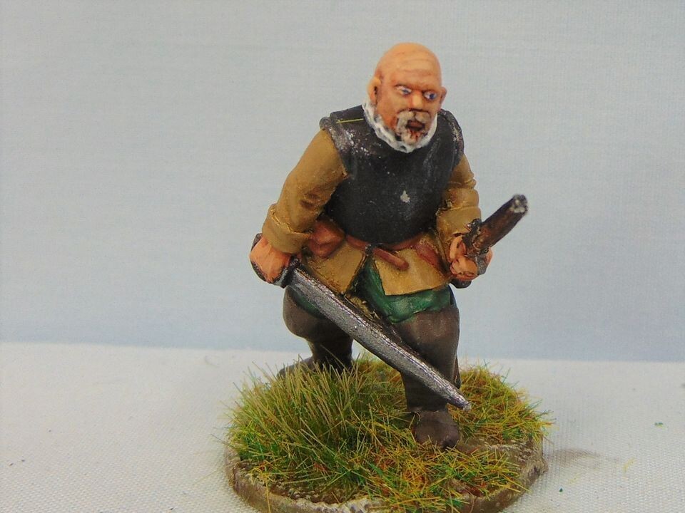 Dismounted Veteran Reiver, or Broken Man, with Sword & Dagg