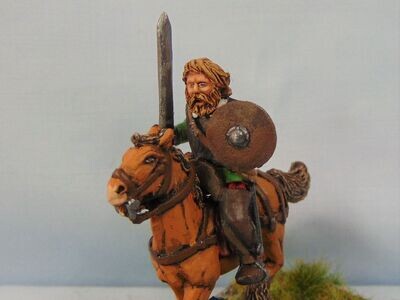 Mounted Veteran Reiver, or Broken Man, in Breastplate with Sword (Rider Only)