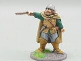 Dismounted Reiver in Jack Firing Dagg