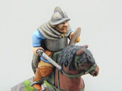 Mounted Reiver in Steel Bonnet & Breastplate with Sword (Rider Only)