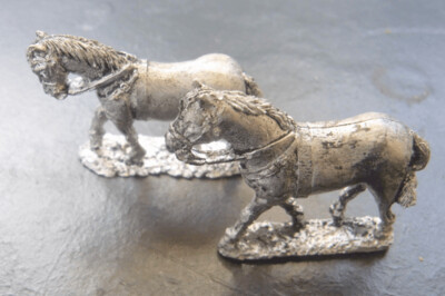Pair of Celtic Chariot Horses
