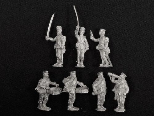 North Star, War of 1866: Prussian Infantry Officers & Musicians in Field Caps