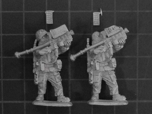 Eureka Miniatures, Cold War: US Infantry in MOPP Gear with Stingers