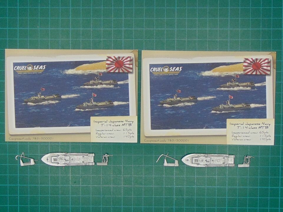 1:300, Warlord Games, WW2 Cruel Seas: Imperial Japanese T-14 Class MTB's