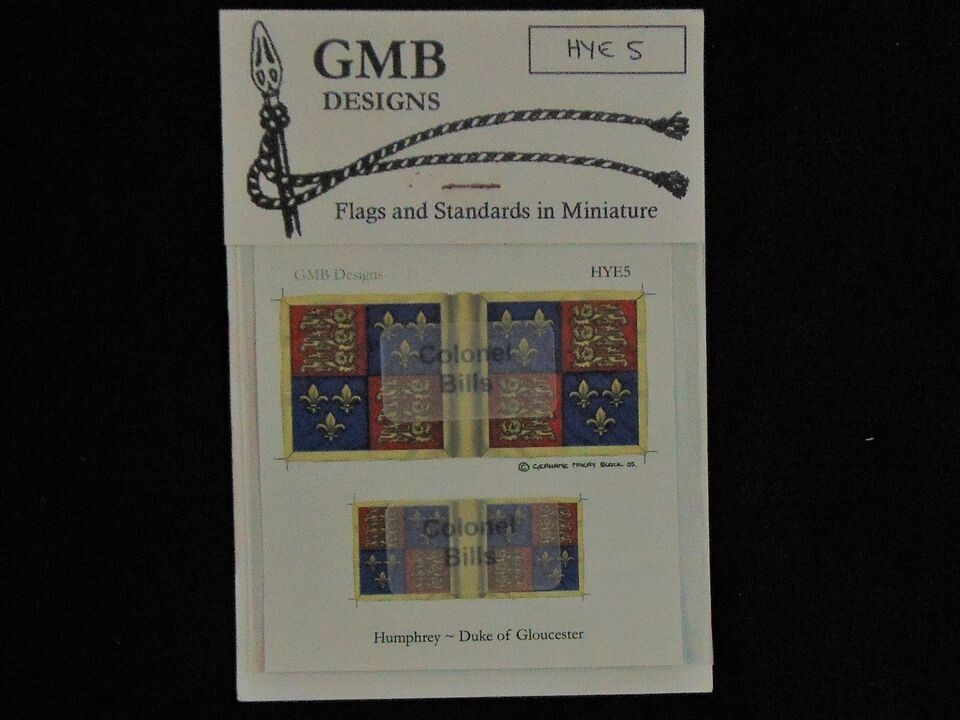 28mm, GMB Designs, HYW English Flags of Humphrey, Duke of Gloucester