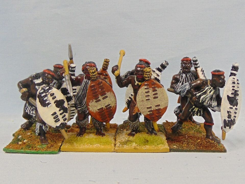 Grade C - Black Tree Design - Zulu War - Natal Native Contingent Warriors