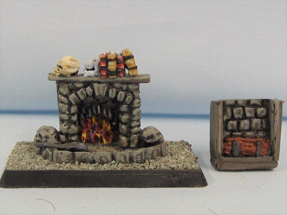 Grade C - Black Tree Design - Terrain - Fireplace