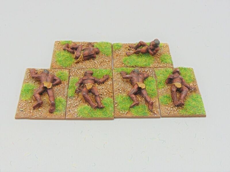Grade C - Wargames Foundry - Darkest Africa - Tribal Casualties Grade C - Wargames Foundry - Darkest Africa - Tribal Casualties