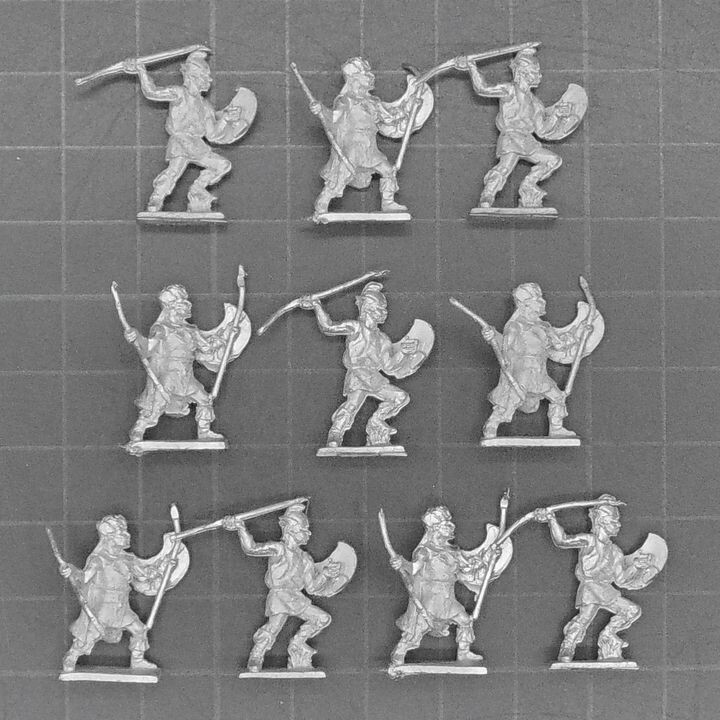 AB Figures, Ancient Greek: Thracian Peltasts