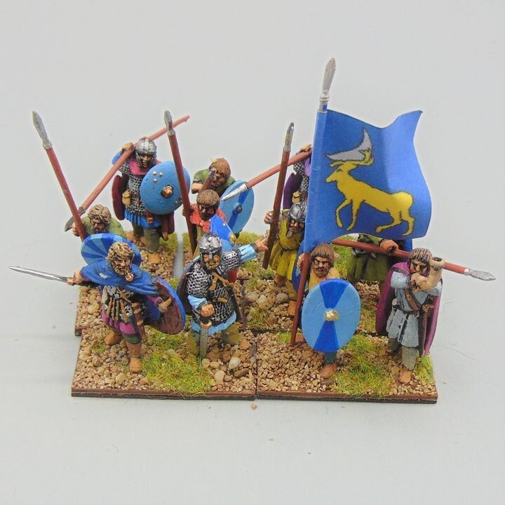Grade D - Gripping Beast - Dark Ages - Romano British Infantry Unit Grade D - Gripping Beast - Dark Ages - Romano British Infantry Unit