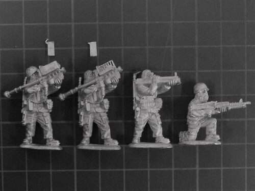 Eureka Miniatures, Cold War: US Infantry in MOPP Gear with Support Weapons