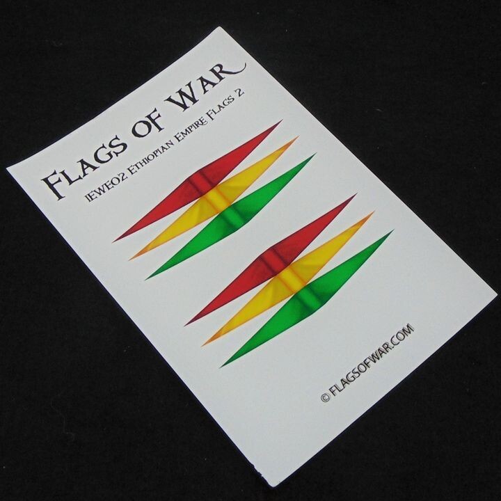 28mm, Flags of War, Interwar/WW2: Ethiopian Empire Flags (2)