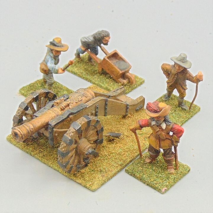 Grade C - Front Rank Miniatures- ECW - Heavy Cannon & Crew