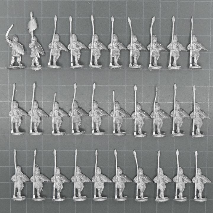 Unidentified Manufacturer, Dark Ages: Unarmoured Norman Infantry