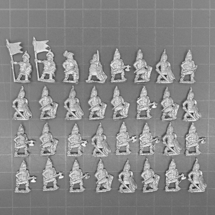 Essex Miniatures, Inca: Elite Warriors with Hand Weapons