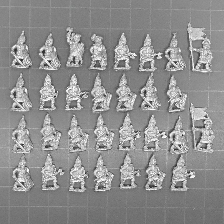 Essex Miniatures, Inca: Elite Warriors with Hand Weapons