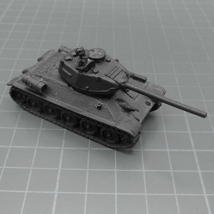 Battlefront Miniatures, WW2: Soviet T34/85 Tank (Part Painted)