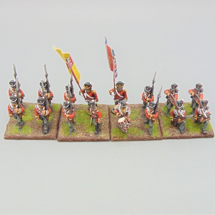 Grade D - Eagle Figures - Napoleonic -  British Line Infantry Unit in Belgic Shakos