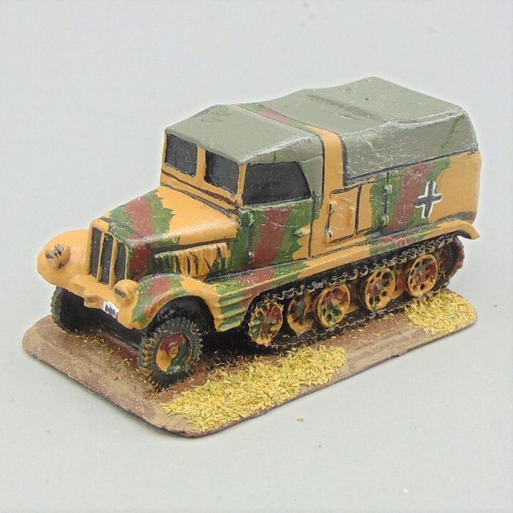 Grade E - Battlefront Miniatures - WW2 - German 1 Ton half Track ...