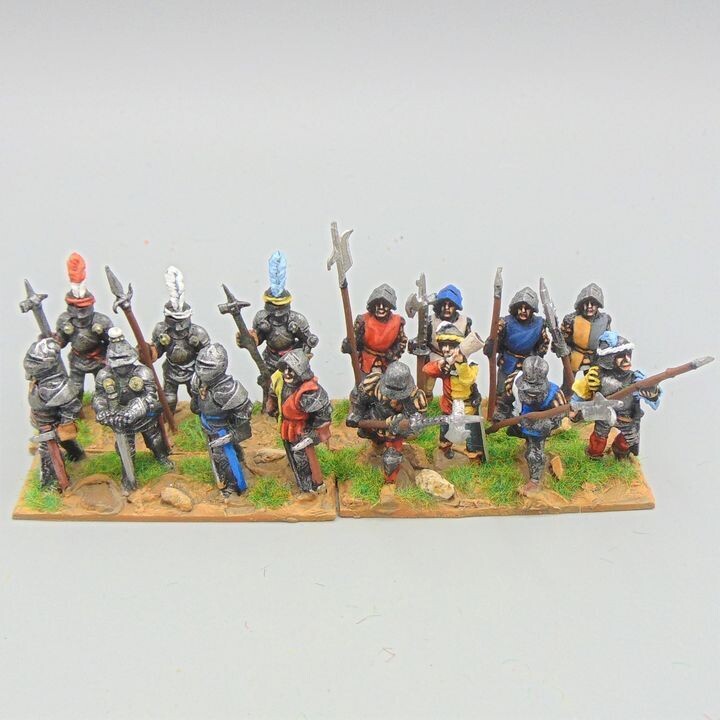 Grade D - Wargames Foundry - Late Medieval - Armoured Foot Knights ...