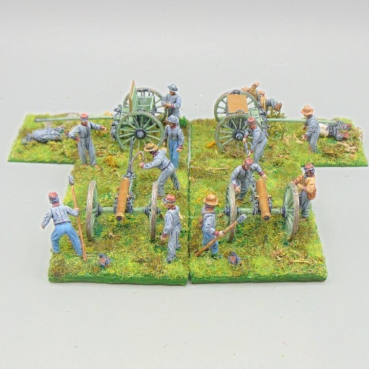 Grade C - Perry Miniatures, ACW: Confederate Artillery Battery Grade C - Perry Miniatures, ACW: Confederate Artillery Battery
