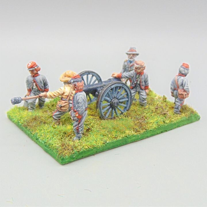 Grade C - Dixon Miniatures, ACW: Confederate Cannon & Crew
