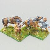 Grade C - Wargames Foundry, ACW: Confederate Cavalry Horse Holders in Civilian Clothes