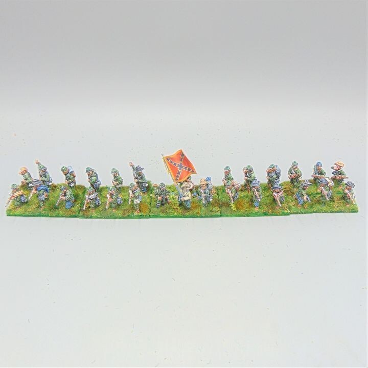 Grade C - Dixon Miniatures, ACW: Confederate Infantry Unit - 5th Georgia