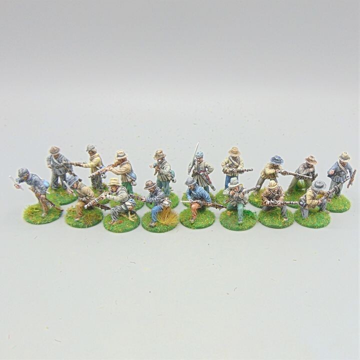 Grade D - Perry Miniatures, ACW: Confederate Infantry, Skirmishing