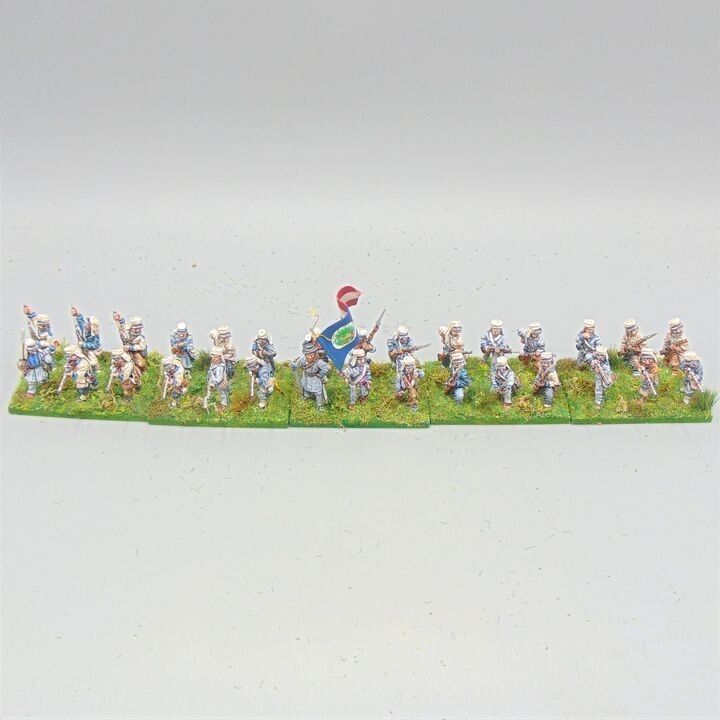 Grade C - Mixed Manufacturers, ACW: Early War Confederate Infantry Unit in Havelocks - 7th Florida