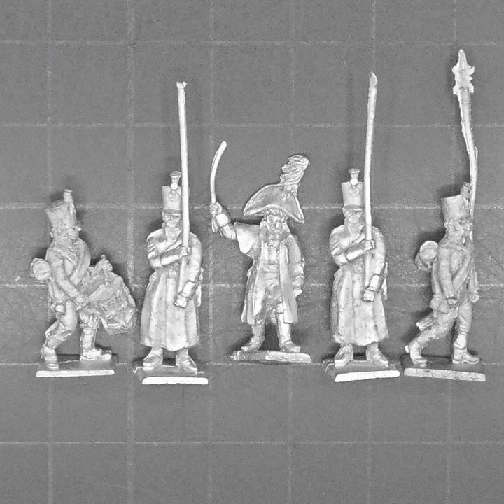 AB Figures, Napoleonic: Early Russian Musketeer Command in Shakos