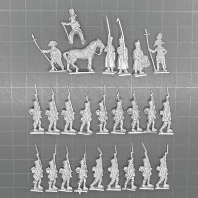 AB Figures/Battle Honors, Napoleonic: Early Russian Musketeer Unit in Shakos