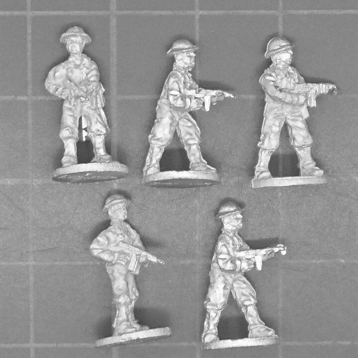 Eureka Miniatures, WW2: 1941 US Marines with SMG's