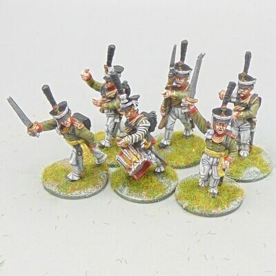 Grade C - Front Rank Miniatures - Napoleonic -  Later Russian Grenadier Command