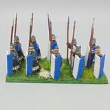 Grade E - Essex Miniatures - Tang Chinese - Unarmoured Spearmen