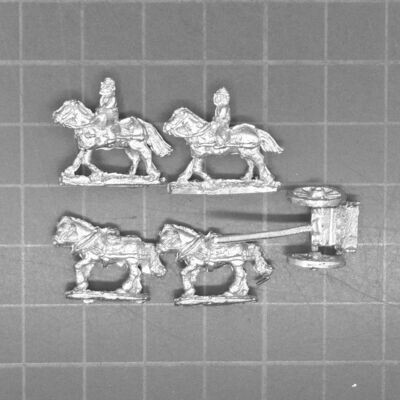 Unidentified Manufacturer, ACW: Artillery Limber with Team & Drivers Unidentified Manufacturer, ACW: Artillery Limber with Team & Drivers