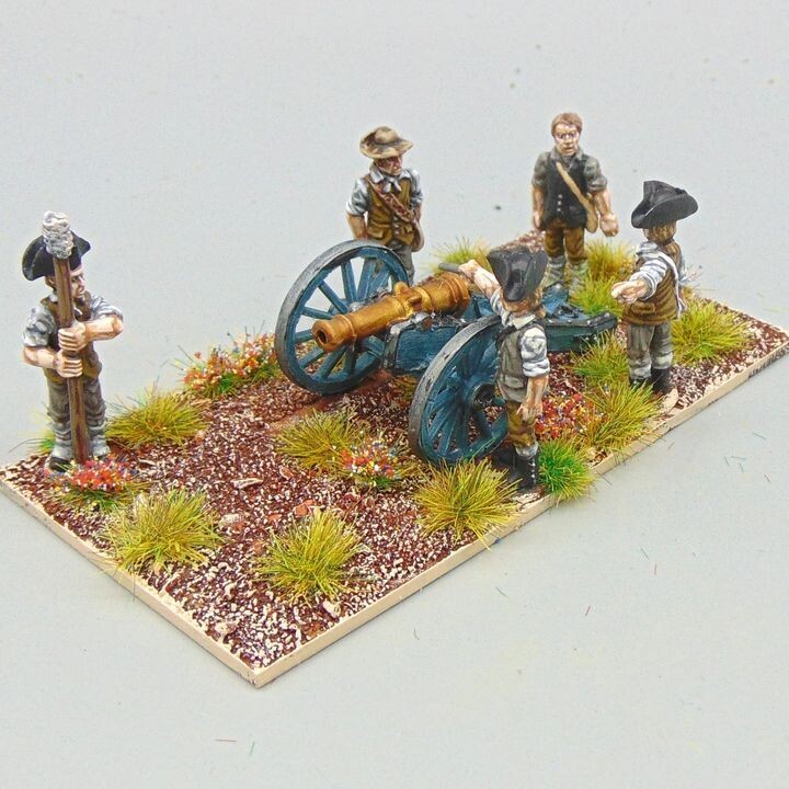 Grade B, Eureka Miniatures: AWI, US Field Gun & Crew