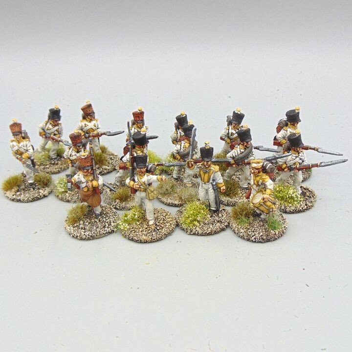 Grade C - Calpe Miniatures - Napoleonic - Saxon Infantry