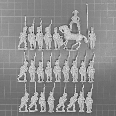 Eureka Miniatures, Revolutionary Wars: Early Period French Light Infantry Unit, Marching