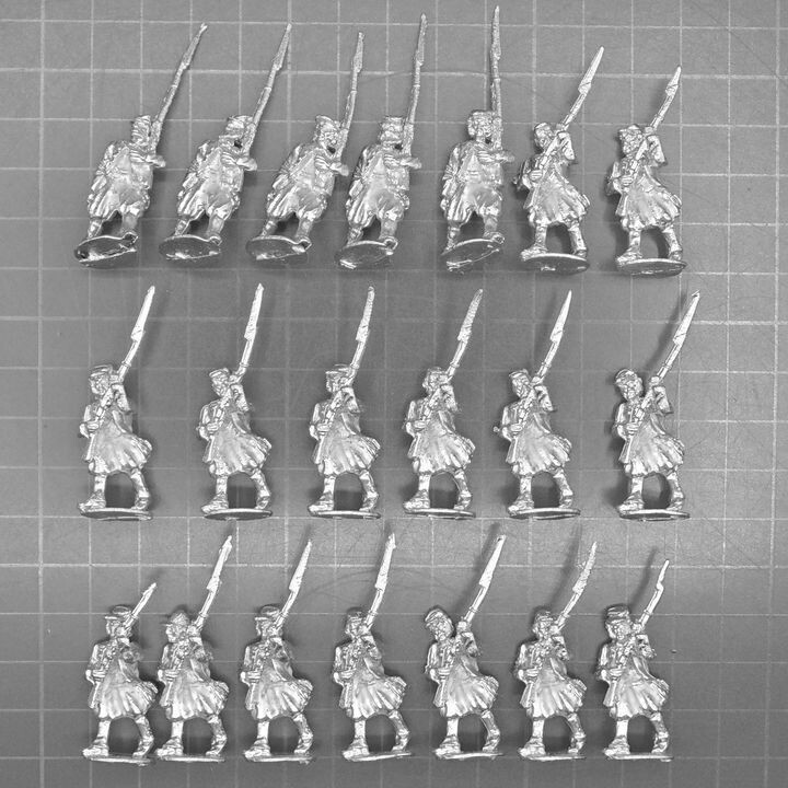 Dragoon Miniatures, ACW: Zouaves, Advancing